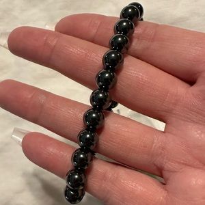HEMATITE Beads Bracelet - 8mm
